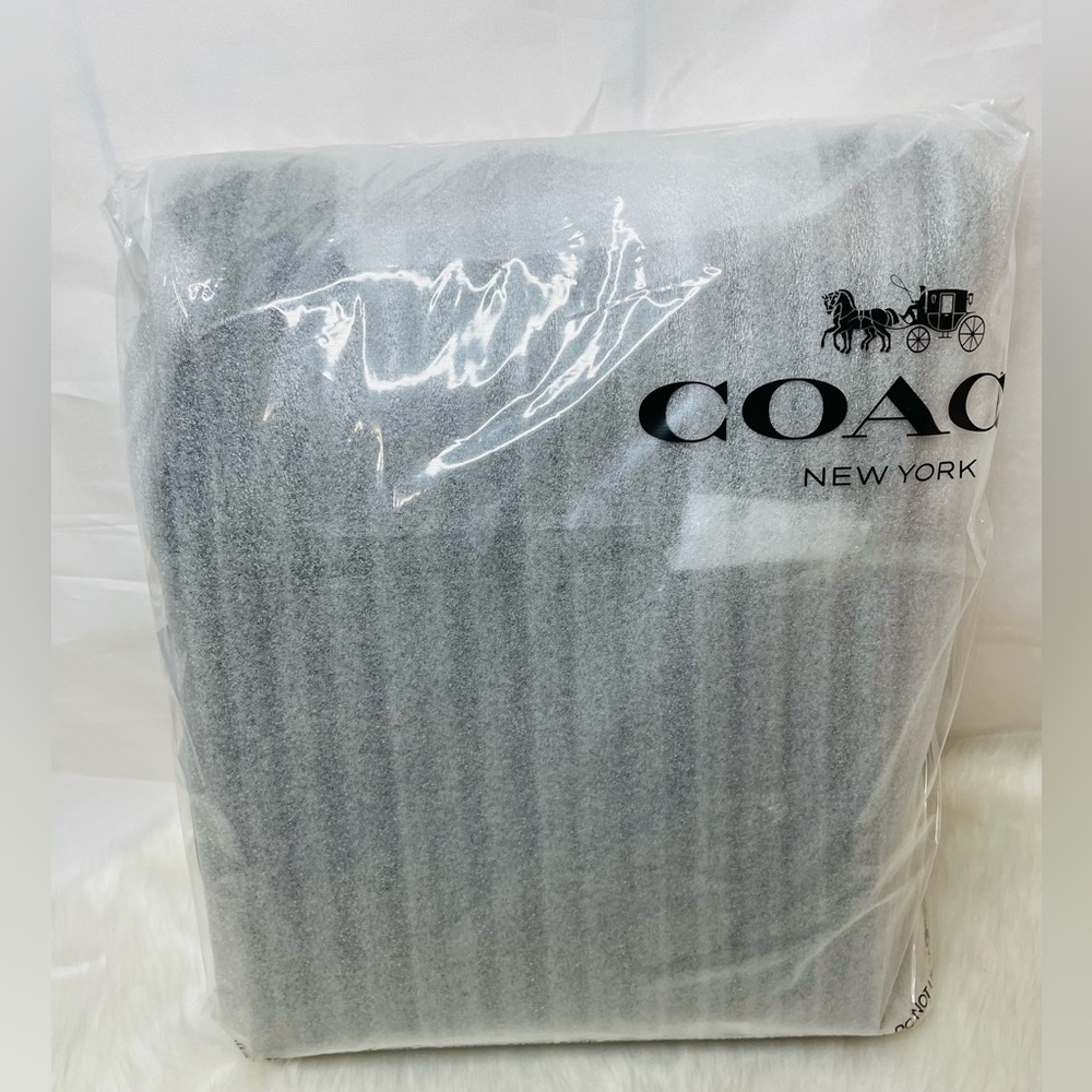 NWT Coach Black Houston Flight Messenger Bag in Signature Canvas Crossbody Bag - Picture 5 of 6